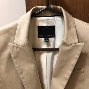 Classic Banana Republic Tan Blazer